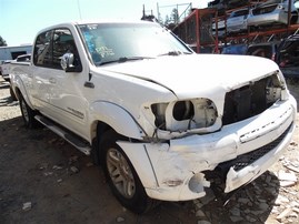 2006 Toyota Tundra SR5 White Crew Cab 4.7L AT 2WD #Z22914